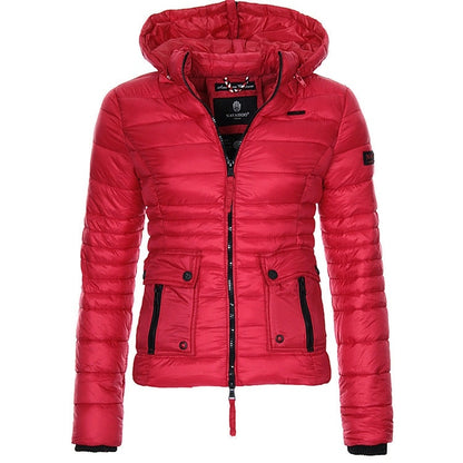 Jackets for Women Winter Red Coat Motorcycle